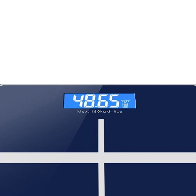 Escala De Peso Escala de peso inteligente Medición de temperatura de escala humana (carga azul) Ndcxsfigh Libre de BPA