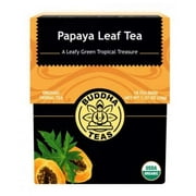 Buddha Teas - 100% Organic Herbal Papaya Leaf Tea - 18 Tea Bags