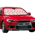 thumbnail image 2 of Kdxio Strawberry And Flowers Print Front Windshield Sun Shade,Folding Auto Sunshade for Car Truck SUV-Medium, 2 of 7