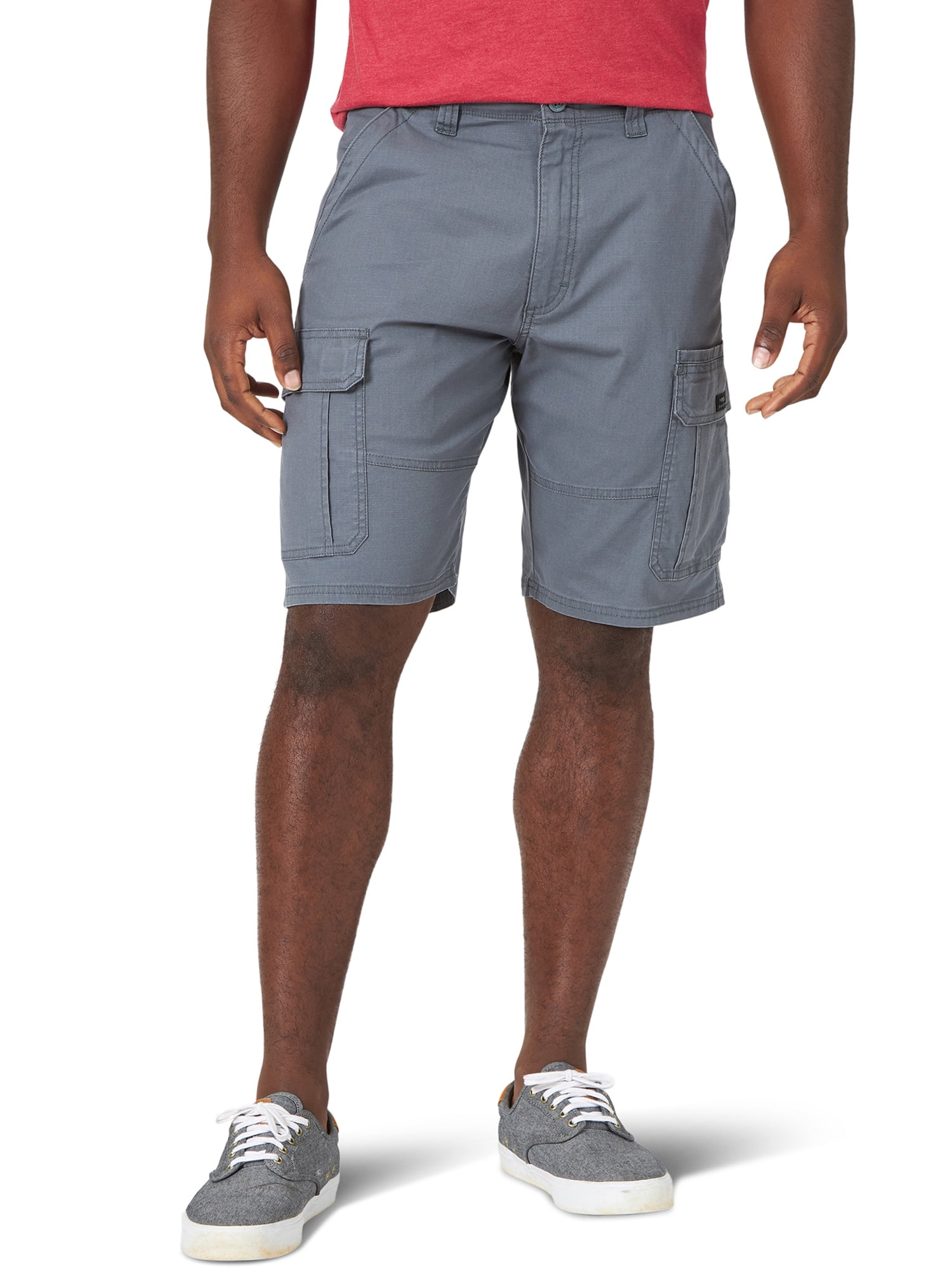wrangler men's cargo shorts with elastic waist