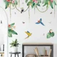 thumbnail image 2 of Arte de pared con diseño nórdico de hojas de palmera, hojas tropicales extraíbles e impermeables, fácil de despegar y pegar para la decoración de la sala de estar y la cocina, 2 of 5