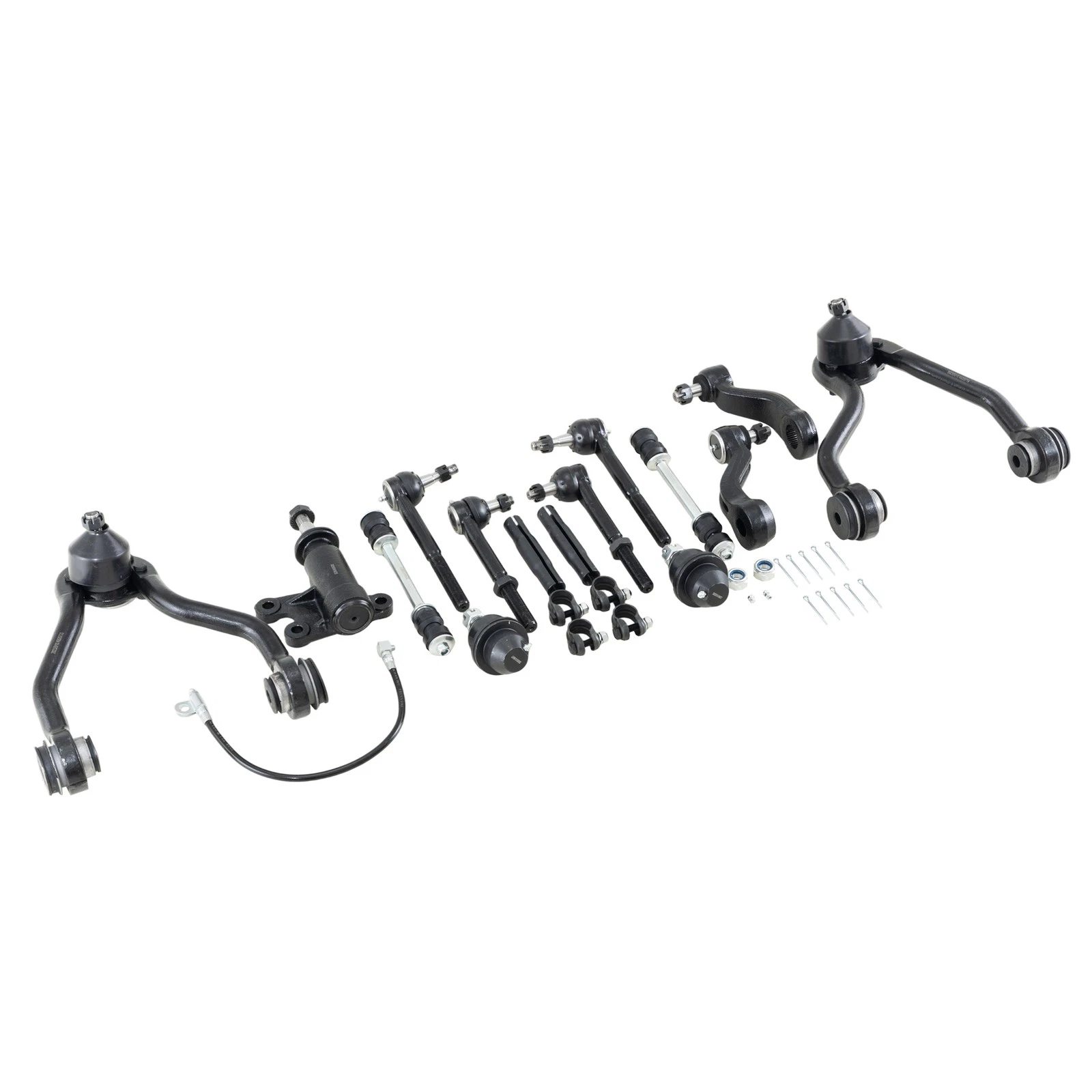 MOSTPLUS Set(15) Front Upper Control Arm w/Lower Ball Joints for Chevy Tahoe GMC Yukon