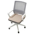 thumbnail image 2 of 2 Pcs Chaise Imperméable Carrée Tabouret de Restaurant Chaise Beige Jaune, 2 of 9