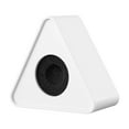 thumbnail image 1 of MasteelfCA LEORX Microphone Portable en ABS Moulé par Injection Forme Triangulaire Logo Station de Drapeau (Blanc), 1 of 7
