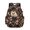 Black - Floral, variant on Ocean Dolphin Print 17 Inch School Backpack for Kids, Sturdy Lightweight Bookbag with Adjustable Shoulder Straps, Multi Pocket for Students Daily Use Travel