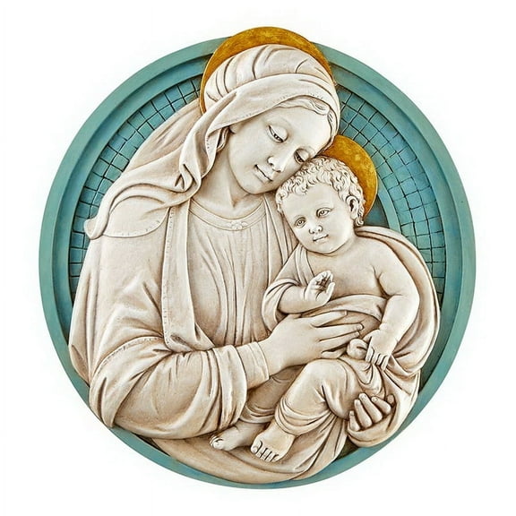 Avalon Gallery L5088 Madonna and Child Garden Plaque