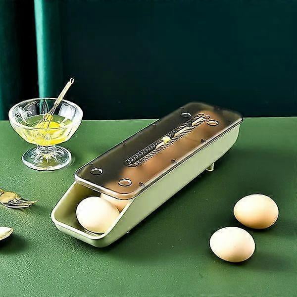 Stackable egg basket, egg storage box, tray holder, household container for freshness, refrigerator storage box for eggs, egg container organizer