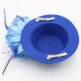 thumbnail image 6 of 2Pcs Mini Hat Hair Clip Feather Fascinator Derby Cocktail Tea Party Headwear for Women Ladies, 6 of 7