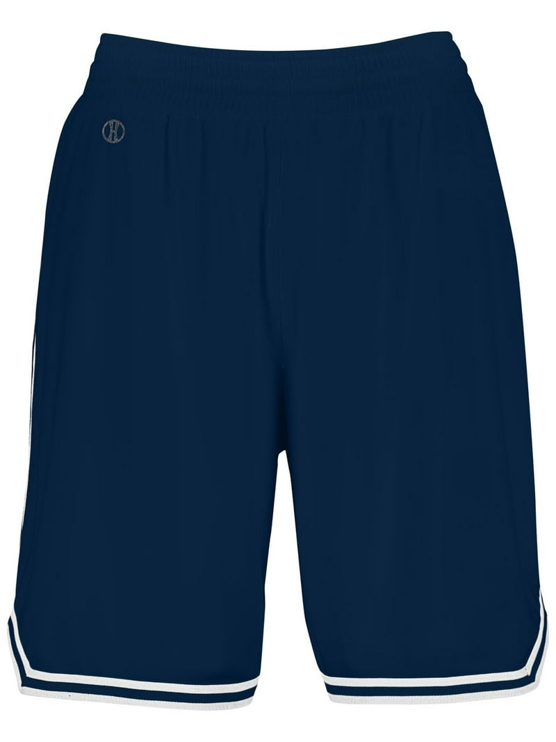 Holloway Sportswear M Womens RETRO BASKETBALL SHORTS Navy/White