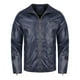 thumbnail image 2 of Men's Thick Stand Collar Pu Leather Jacket, 2 of 2