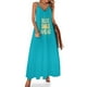thumbnail image 1 of Cielos azules por delante - Vestido sin mangas con cita motivacional de Aqua Vestido elegante Vestido largo vestidos de mujer verano, 1 of 7