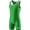 Green, variant on Exxact Sports Plain Youth Wrestling Singlet For Boys, Premium Powerlifting Singlet, Kids Wrestling Singlets For Training - (Black, Y2XS)