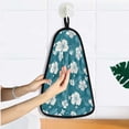 thumbnail image 5 of Hawaiian Flowers Pattern Hand Towel Quick Drying Home Storage Kitchen Towel Hooks Dish Cloths, 5 of 6