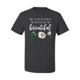 thumbnail image 2 of Wild Bobby, Be Your Own Kind of Beautiful Inspirational, Pop Culture, Men Graphic Tee, Charcoal, 5XL, 2 of 3