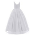 thumbnail image 1 of AAMILIFE Girls Princess Long Dress Girl Ceremony Clothing Kids Evening Party Vestidos Flower Girls Dresses For Weddings, 1 of 2