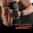 thumbnail image 2 of Guantes de levantamiento de pesas SueStar Partial Finger Black M, 2 of 7