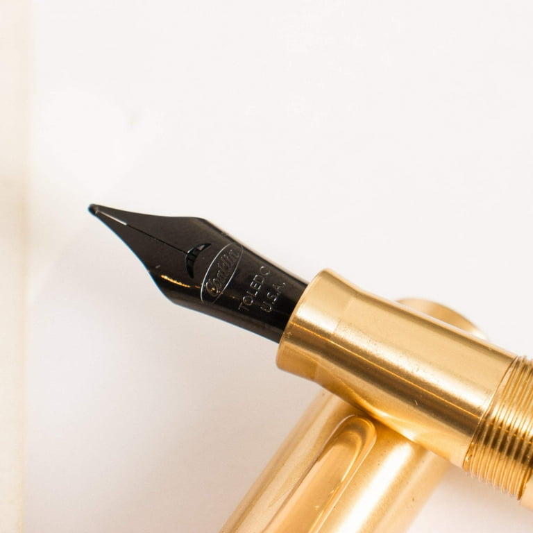 Conklin Mark Twain Crescent Filler Brass Fountain Pen - Walmart.com