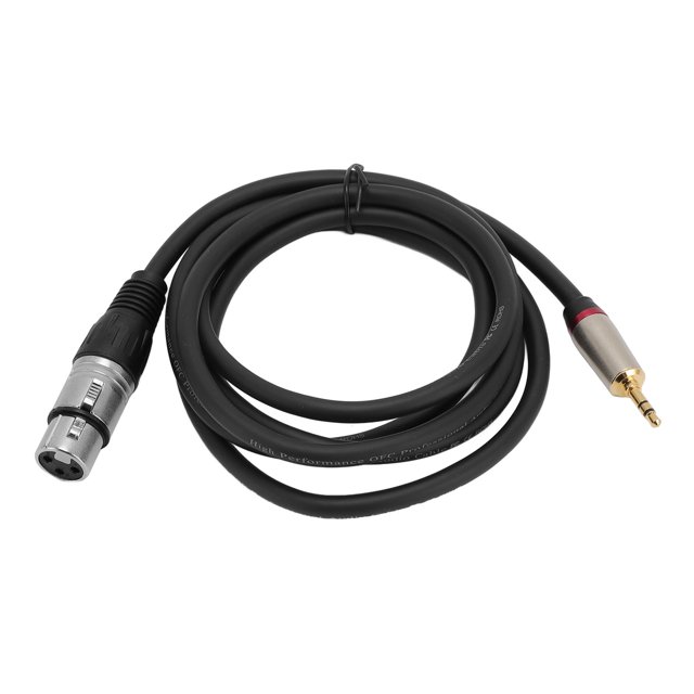 Balanced 3.5mm to XLR Cable, Male to Female XLR to 1/8 Inch Cable, XLR to 3.5mm Cable, 1/8 to XLR Cable, for Microphone, MP3 Players, Smartphone, Laptops