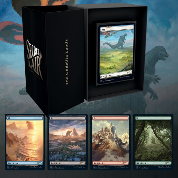 Secret Lair The Godzilla Lands 2箱 Wizards of the Coast Magic The Gathering Cards, Secret Lair