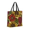thumbnail image 2 of Vsdgher Sunflower print Tote Bag for Women Shoulder Bag with Zipper Large Shoulder Bag Handle Handbag Portable Washable for Travel, Work, 2 of 8