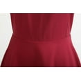 thumbnail image 4 of Ichuanyi Women Vintage Short Sleeve Swing 50s Housewife Casual Evening Party Prom Dress, 4 of 7