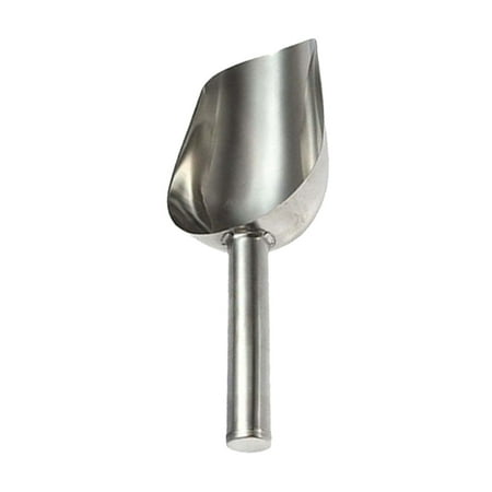 

BToBackyard 1pcs Stainless Steel Hand Shovel Multifunction Ice Scraper for Dry Foods Coffee Beans