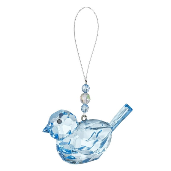 Queen City Candy Blue Bird of Happiness 3 inch Acrylic Decorative Hanging Ornament