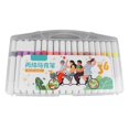 thumbnail image 5 of 36 Colors Acrylic Paint Marker Pens High Coverage Power Triangular Shell Acrylic Markers for DIY Canvas Stone Glass, 5 of 5