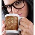 thumbnail image 2 of 3dRose, Vintage Pink and Cream Butterflies, 11oz Mug, 2 of 7