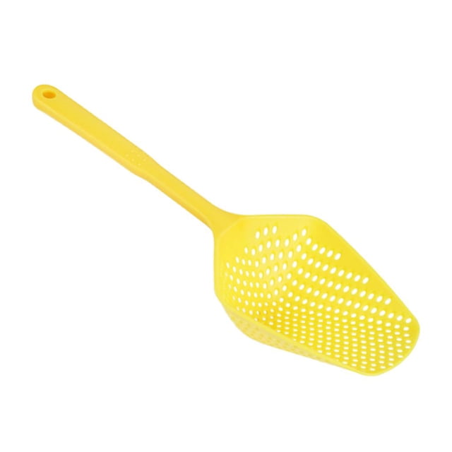 Colador de Plástico antiadherente BLESIY Cucharones para Sopa Resistente de Calor amarillo