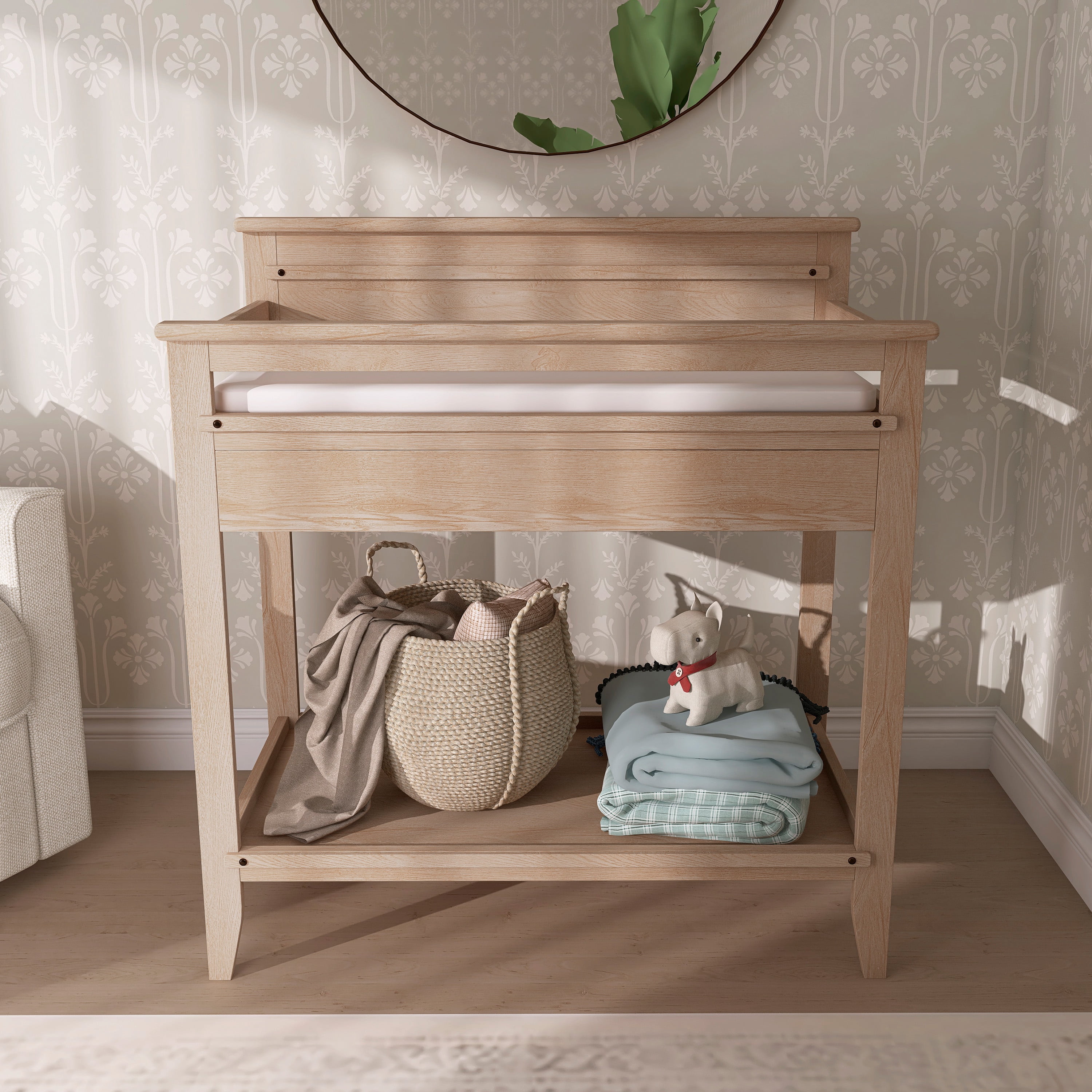 Dream On Me Bayfield Changing Table, JPMA & Greenguard Gold Certified, Sand Dunes