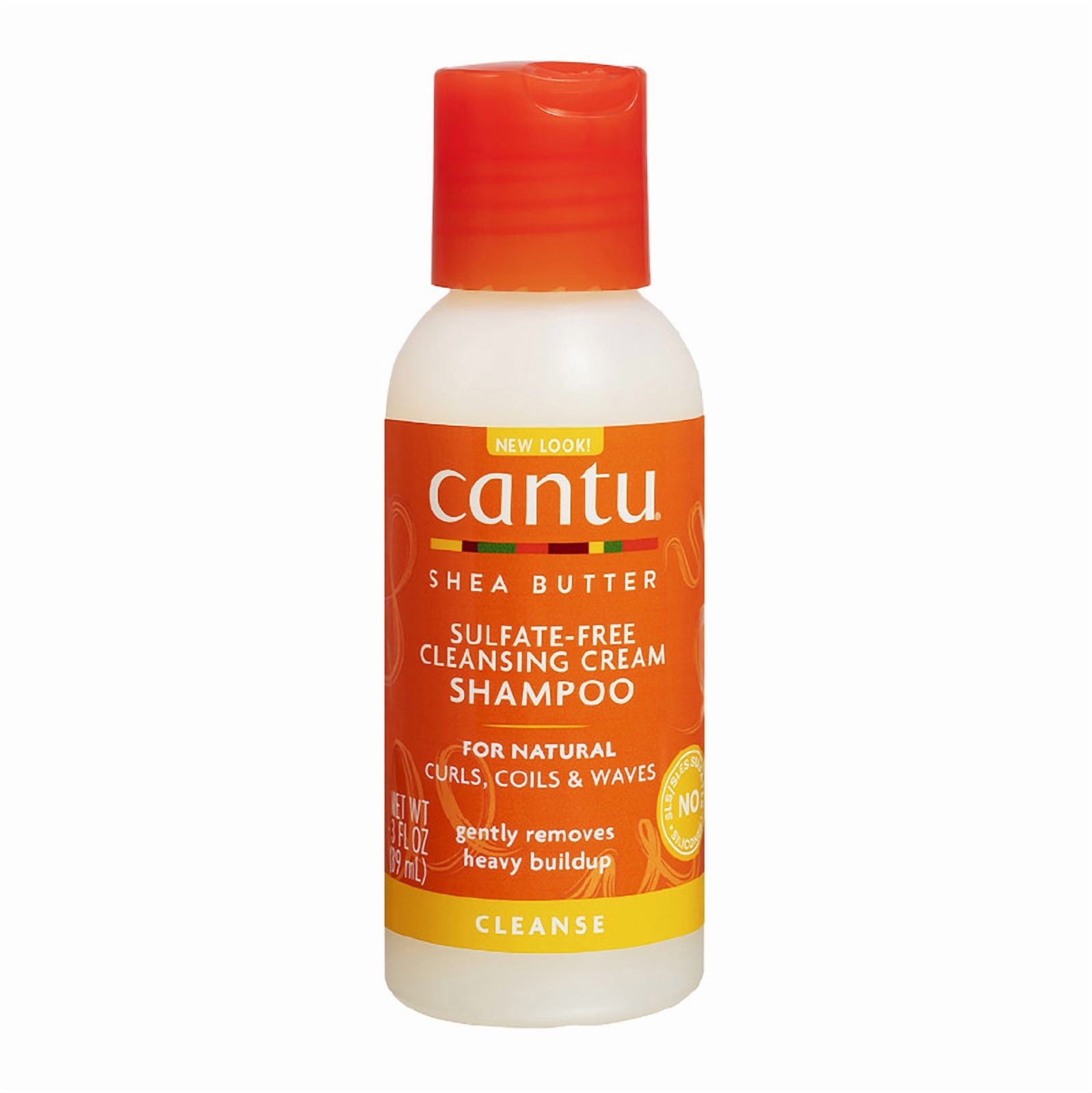 Cantu Sulfate Free Cleansing Cream Shampoo - TRIAL SIZE 3 Oz product package