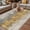 Light Brown Grey, variant on Yellow Grey Abstract Outdoor Rug for Patio/Deck/Porch, Non-Slip Large Area Rug 3 x 5 Ft, Gradient Geometric Graffiti Retro Wooden Indoor Outdoor Rugs Washable Area Rugs, Camping Rug Carpet Runner