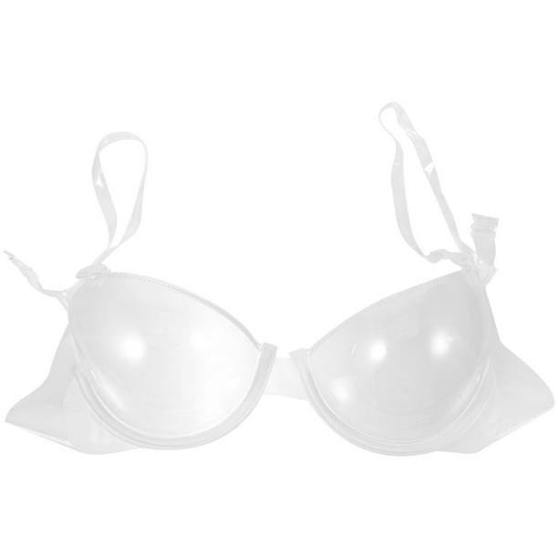 Sujetador de plástico desechable, invisible, transparente, con tirantes ultrafinos (38)