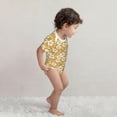 thumbnail image 4 of Daiia Rose Flowers Printed Unisex-Baby Short Sleeve Onesies Bodysuits Baby Climbing Clothes Soft and Comfortable Romper with Expandable Shoulder Design-2 Years, 4 of 8