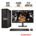 thumbnail image 1 of PC DELL Optiplex Intel Core i7 RAM 8GB SSD 240GB monitor 21.5", 1 of 2