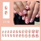 thumbnail image 2 of Uñas postizas cuadradas artificiales FIEONCIY, brillantes, 24 unidades, 2 of 6