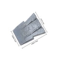 thumbnail image 2 of WEUVEB 2Pcs Claw Drywall Picture Hanger Hammer Wedge Iron Silver Multifunctional Design for Tool Usage, 2 of 6