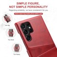 thumbnail image 3 of ELEHOLD Wallet for Samsung Galaxy S24 Plus Case,Back Credit Card Holder Leather Protective Shockproof Cover Slim Fit Lightweight Samsung Galaxy S24 Plus Case,Red, 3 of 5