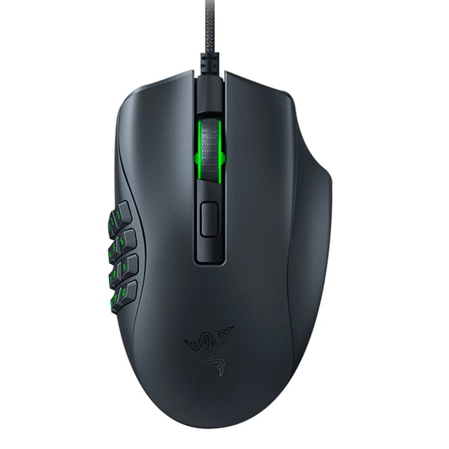 Ratón Razer Naga X MMO con cable RGB para juegos Ratón ligero con interruptor de ratón óptico Razer de segunda generación 16 botones programables Maboto Ratón