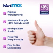 WartStick Maximum Strength Salicylic Acid Solid-Stick Common and Plantar Wart Remover, 0.2 oz