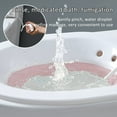thumbnail image 3 of CHOK Foldable Squat Free Sitz Bath Sitz Bath for Toilet Hemorrhoids Postpartum Care to Treat Postpartum Wounds  Hemorrhoids  Perineal Care  Episiotomy Recovery Reusable Anal and Vaginal C, 3 of 14