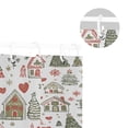 thumbnail image 5 of Yayeee Shower Curtain with Hooks 72"x72" Waterproof Fabric Bathroom Hanging Decor, Nordic Christmas House, 5 of 5
