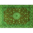 thumbnail image 1 of Ahgly Company Indoor Rectangle Medallion Green Traditional Area Rugs, 4' x 6', 1 of 1