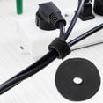 thumbnail image 2 of 1-Roll Reusable Fastening Wire Organizer Multi-Purpose Cable Ties Cord Rope Cable Management Hook & Loop Nylon Fastening Tape Cable Straps, 2 of 7