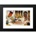 thumbnail image 2 of Antonio Rivas 24x16 Black Modern Framed Museum Art Print Titled - The Harem Dancer, 2 of 5