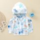 thumbnail image 2 of Gibobby Blusa Casual Para Niñas Abrigo para para niños pequeños y niñas, camisa protectora sarpullidos de manga larga con cremallera, ropa para para bebés, abrigo de verano con （Aqua， 7-8 Años), 2 of 5