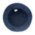 thumbnail image 3 of Clearance! Fdelink Bucket Hat Sun UV Protection Hat Women Men Sunscreen Sun Protection Outdoor Solid Color Fisherman's Hat Basin Cap Dark Blue, 3 of 3