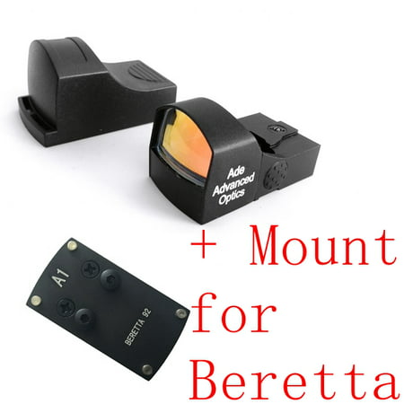 Ade Optics WATERPROOF Compact MINI Red Dot Reflex Sight Pistol for