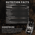thumbnail image 4 of Nutrex Research 100% Whey Protein Powder Concentrate and Isolate Cookies and Cream 2lb, 4 of 8
